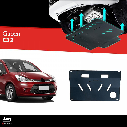 Ocelový kryt pod motor (2mm) Citroen C3 II