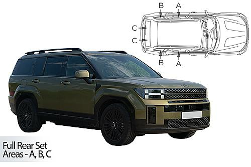 Sluneční clony CarShades Hyundai Santa-Fe, 5dvéř.