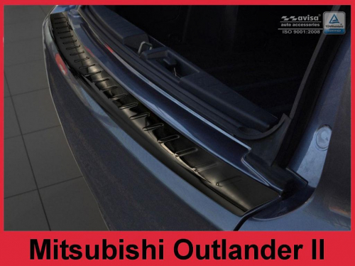 Kryt prahu zadních dveří Mitsubishi Outlander II - černý grafit