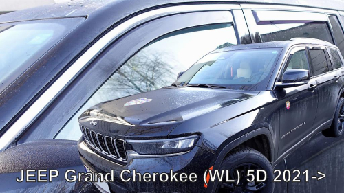 Deflektory-ofuky oken Jeep Grand Cherokee (+ zadní)
