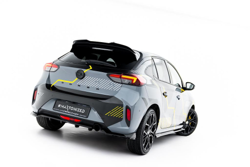 Zadní spoiler nárazníku Opel Corsa F Facelift (Mk6 Facelift) s žebrováním