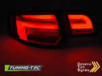 Zadní LED dynamická světla Audi A3 8P Sportback červeno-černé provedení