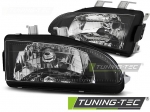 Přední světla čirá Honda Civic černá