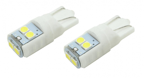 LED autožárovka 6LED 12V T10 bílá 2ks