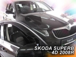 Deflektory-ofuky oken Škoda Superb II