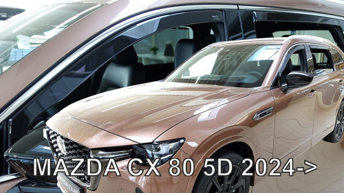 Deflektory-ofuky oken Mazda CX-80 (+ zadní)