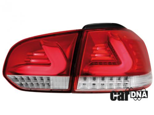 Zadní čirá světla VW Golf VI DNA LED