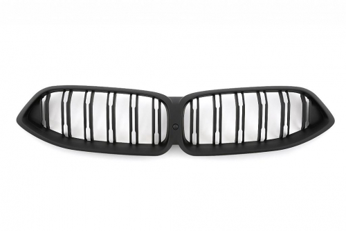 Maska-ledvinky pro BMW 8 G15 - černá, dvojitá žebra