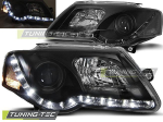 Přední světla černá Devil Eyes Volkswagen Passat 3C