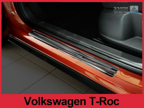 Nerez kryty prahů Volkswagen T-Roc černé