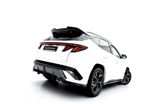 Zadní spoiler nárazníku Hyundai Tucson N-Line Mk4 Facelift s žebrováním