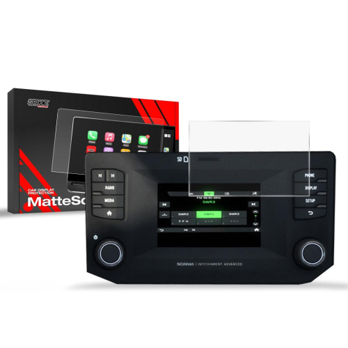 Matná folie na LCD display navigace Scania S
