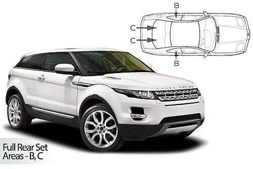 Sluneční clony CarShades LAND ROVER Evoque, 3-dvéř.