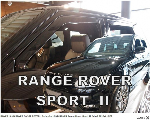 Deflektory-ofuky oken Land Rover Range Rover sport II 5D - přední+zadní
