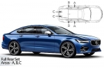 Sluneční clony CarShades Volvo S90 Sedan, 4dvéř.