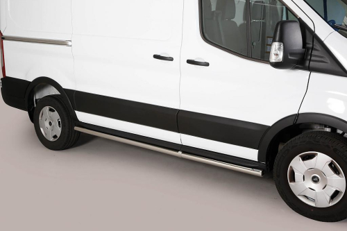 Nerez boční nášlapy Ford Transit L2 - Ø 63mm