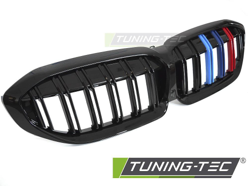 Maska-ledvinky pro BMW G20 / G21, černý lesk s trikolórou