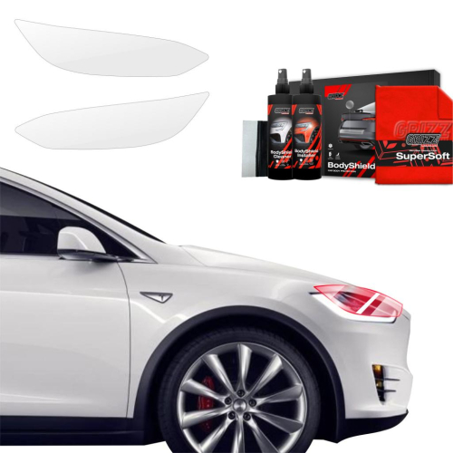 Ochranná folie GRIZZ na přední světlomety Tesla Model X