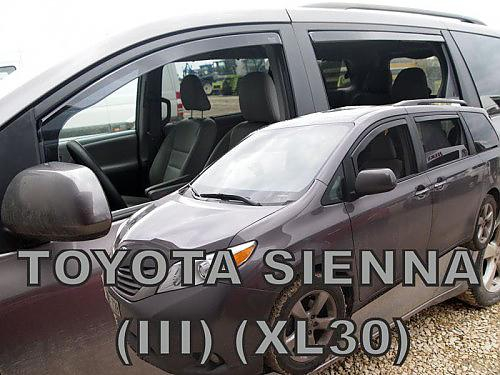 Deflektory-ofuky oken Toyota Sienna 5dvéř. - přední+zadní