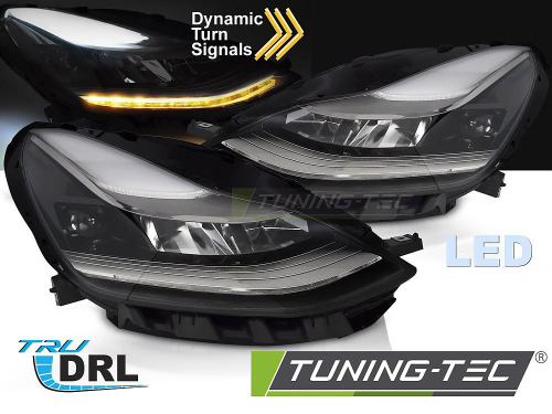 Přední LED světla s denním svícením a dynamickým blinkrem Tesla Model 3