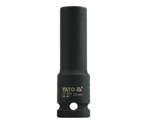 Nástavec 1/2" rázový šestihranný hluboký 12mm CrMo