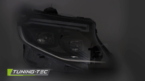 Přední světla LED s denním svícením a dynamickým blinkrem pro Mercedes V Class / Vito (W447) 