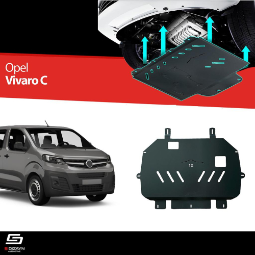 Ocelový kryt pod motor (2mm) Opel Vivaro