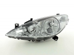 Přední světla s Angel Eyes Peugeot 307