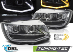 Přední LED světla s dynamickým blinkrem a denním svícením Volkswagen T6 - provedení chrom