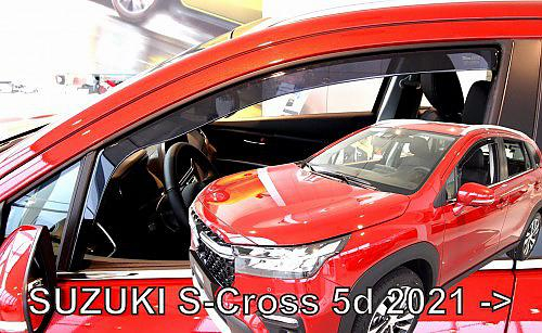 Deflektory-ofuky oken Suzuki S-Cross 5dvéř.