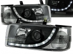 Přední světla černá Devil Eyes Volkswagen T4