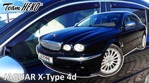 Deflektory-ofuky oken Jaguar X-Type (sedan) + zadní
