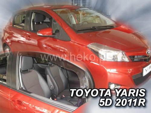 Deflektory-ofuky oken Toyota Yaris 5dvéř.