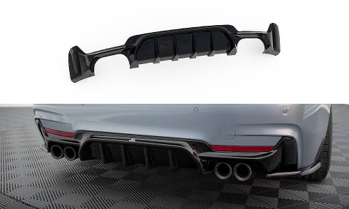 Difuzor zadního nárazníku BMW 4 Coupe / Gran Coupe / Cabrio M-Pack F32 / F36 / F33