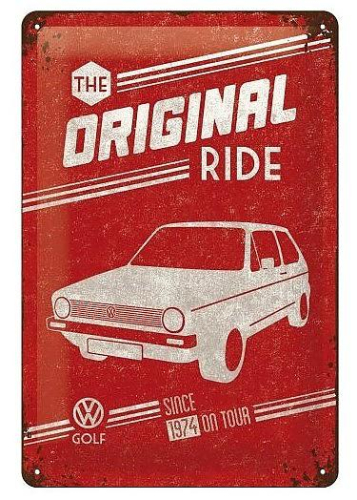 Retro cedule Volkswagen - Original Ride 20x30cm