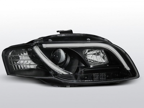Přední světla s denním svícením TubeLight Audi A4 B7
