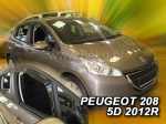 Deflektory-ofuky oken Peugeot 208 5dvéř.