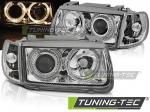 Přední světla Angel Eyes VW Polo 6N chrom