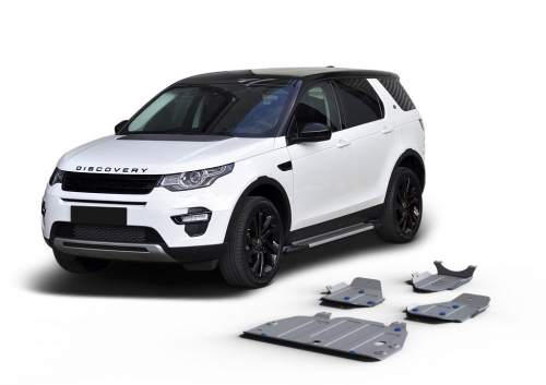 sada ALU krytů podvozku Land Rover Discovery Sport - motor+převodovka, diferenciál a nádrž