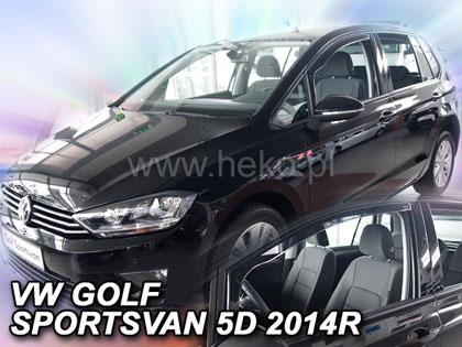 Deflektory-ofuky oken Volkswagen Golf Sportsvan