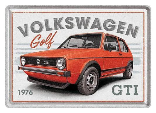 Retro pohlednice - Volkswagen Golf - GTI 1976 10x14,5cm