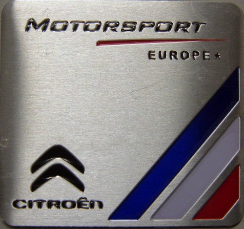 Samolepící znak Citroen Motorsport