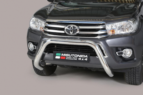 Nerezový přední ochranný rám 76mm Toyota Hilux VIII