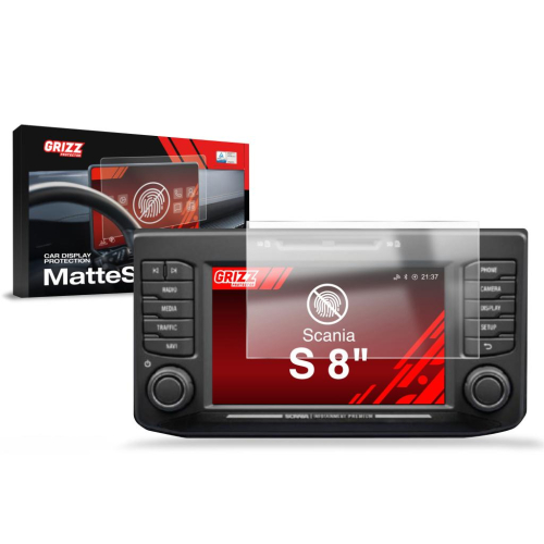 Matná folie na LCD display navigace Scania S