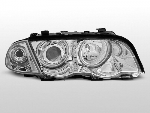 Přední světla Angel Eyes CCFL BMW E46