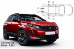 Sluneční clony CarShades Peugeot 3008, 5dvéř.