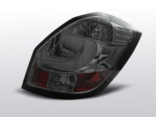 Zadní LED světla Škoda Fabia II, kouřové