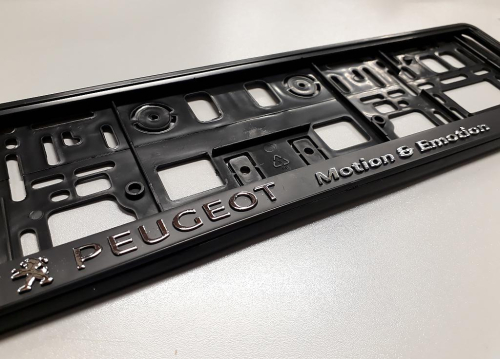 Podložka pod SPZ 3D Peugeot Motion & Emotion