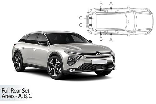 Sluneční clony CarShades Citroen C5 X 5-dveř.