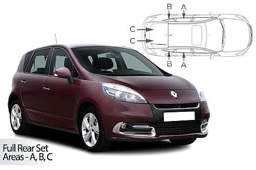 Sluneční clony CarShades RENAULT Scenic III, 5-dvéř.